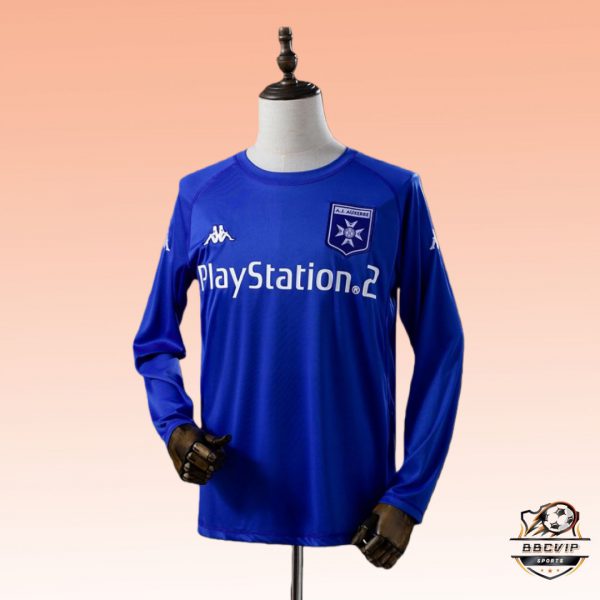 Retro Auxerre 1995/96 Long Sleeve Away jersey Fan Version