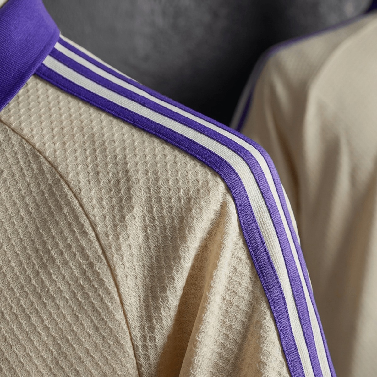 2025/26 Real Madrid Training Beige Polo Fan version