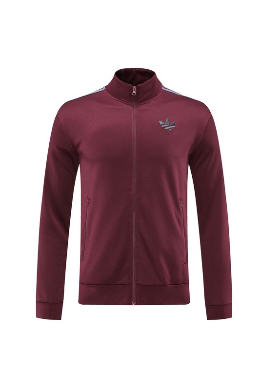 2024 Adidas maroon Jacket Training Suit Set Football Team Shirt Sports Fashion