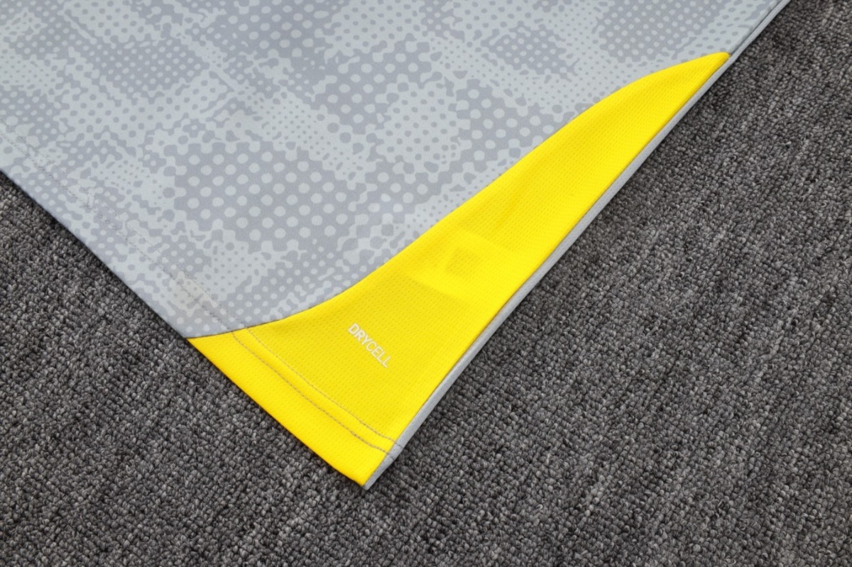 2026 Dortmund Light gray Training Set Shirt and Shorts