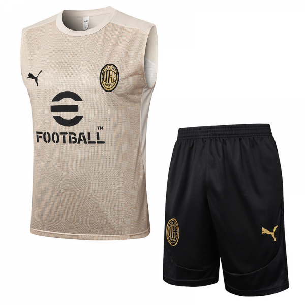 24/25 AC Milan Apricot Training Set Shirt and Shorts