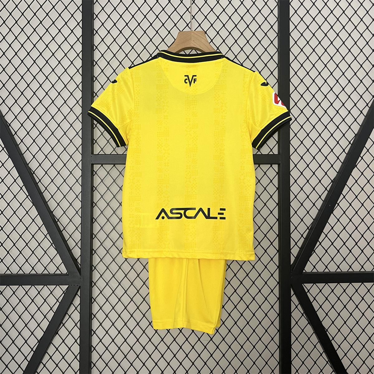 24/25 Kids Villarreal Home jersey Kid Kits Size 16-28