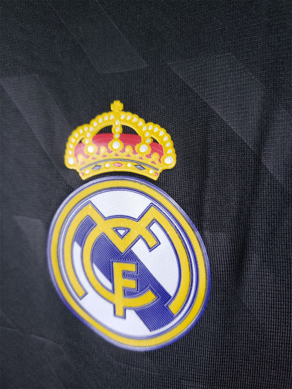 Retro Real Madrid 2012 black short sleeves jersey Fan Version