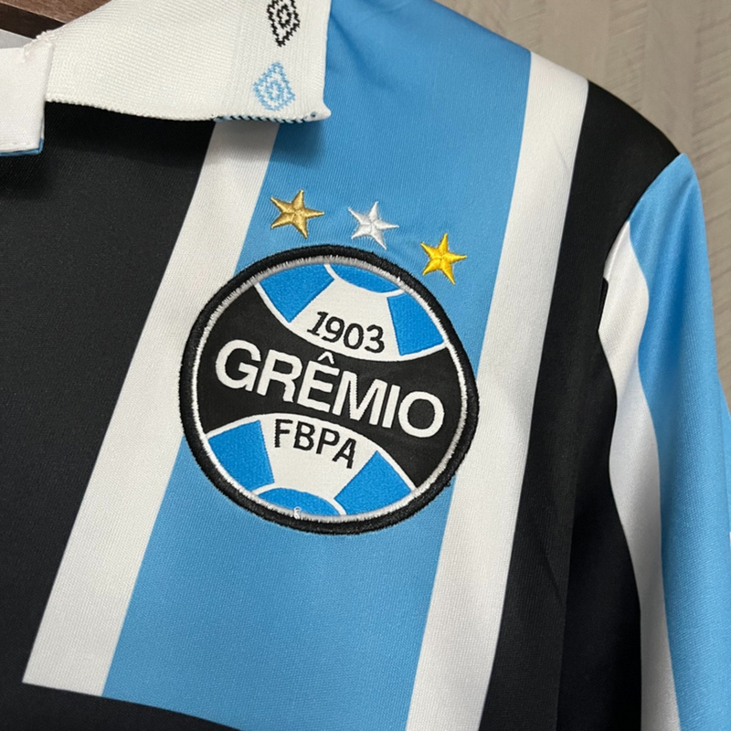 Retro Gremio 20th anniversary edition 2015 Long Sleeves jersey Fan Version