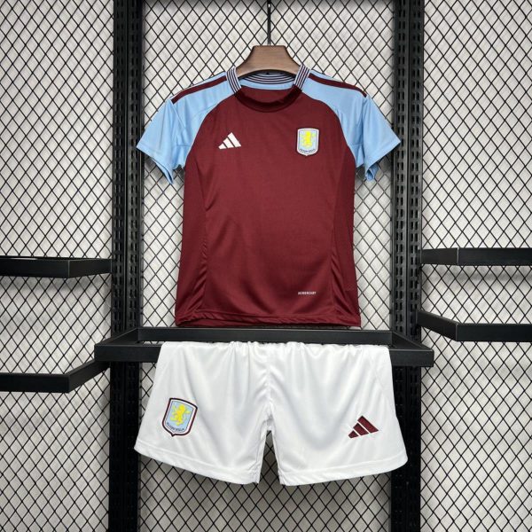2024/25 Aston Villa Home jersey Kid Kits Size 16-28