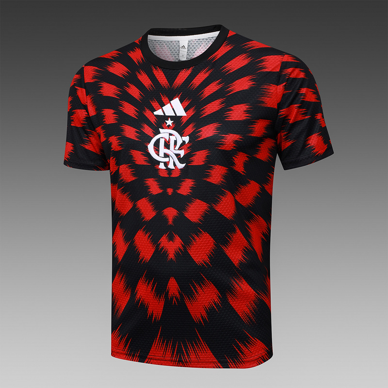 2025/26 Flamengo Red Black Training Set Shirt and Shorts