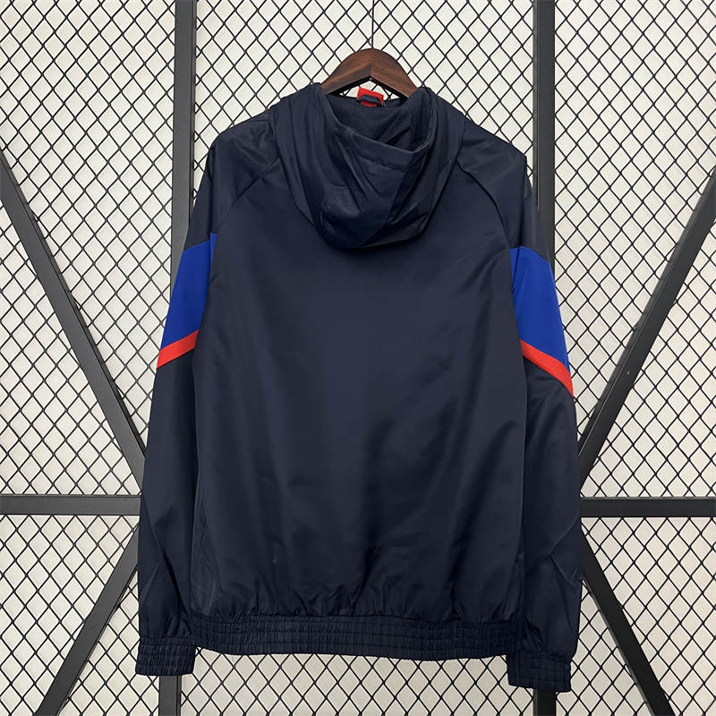 24/25 Barcelona Windbreaker White Sport Unifom jersey Sport Unifom