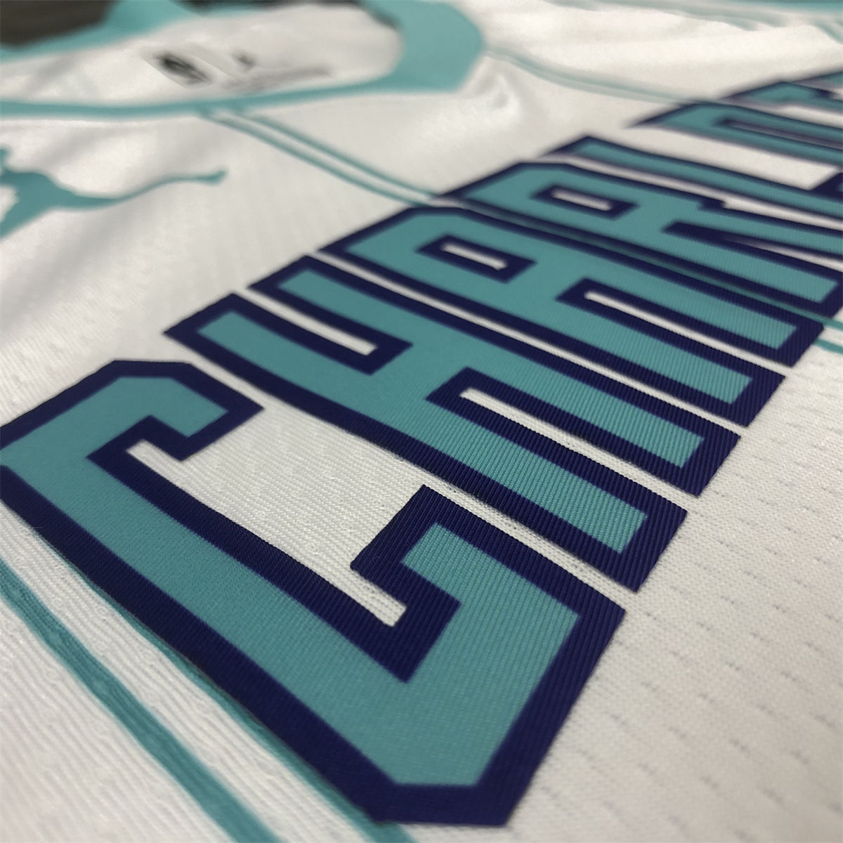 NBA Charlotte Hornets V-Neck White Jersey BALL#2 S-XXL
