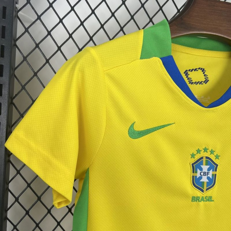 2025/26 Brazil Home jersey kids Kits size: 16-28