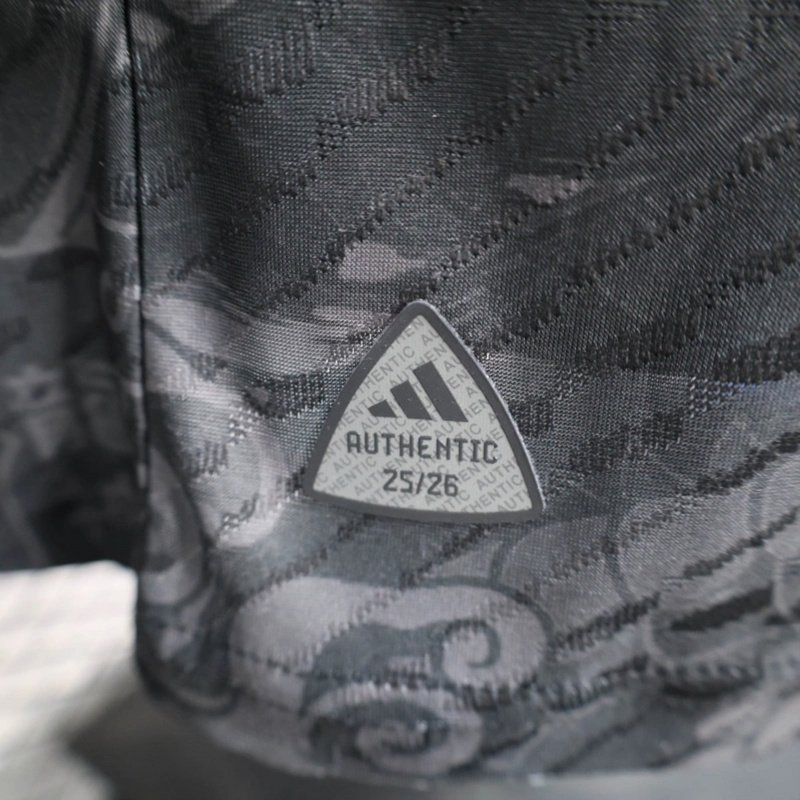 2025/26 Real Madrid Dragon edition Black jersey Player Version