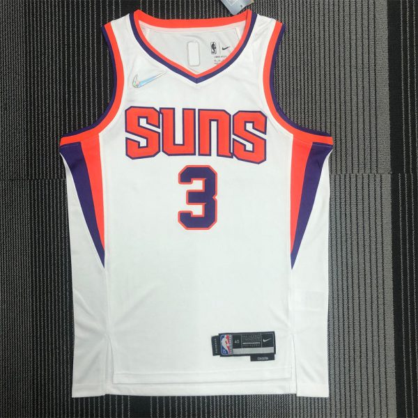 NBA Phoenix Suns V-Neck White 75th Anniversary PAUL#3 jersey S-XXL