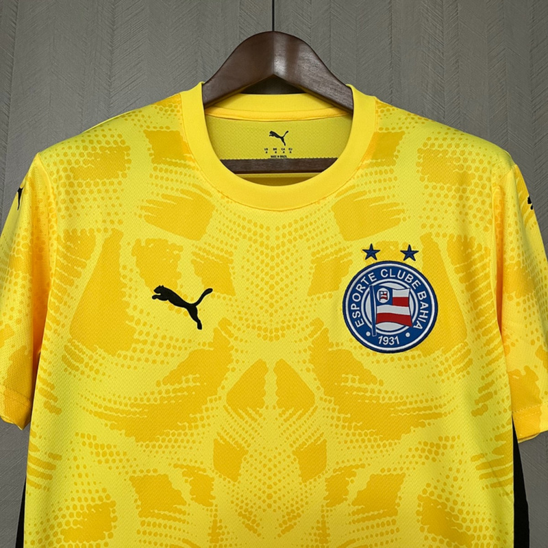 2025/26 Bahia Goalkeeper Yellow jersey Fan version