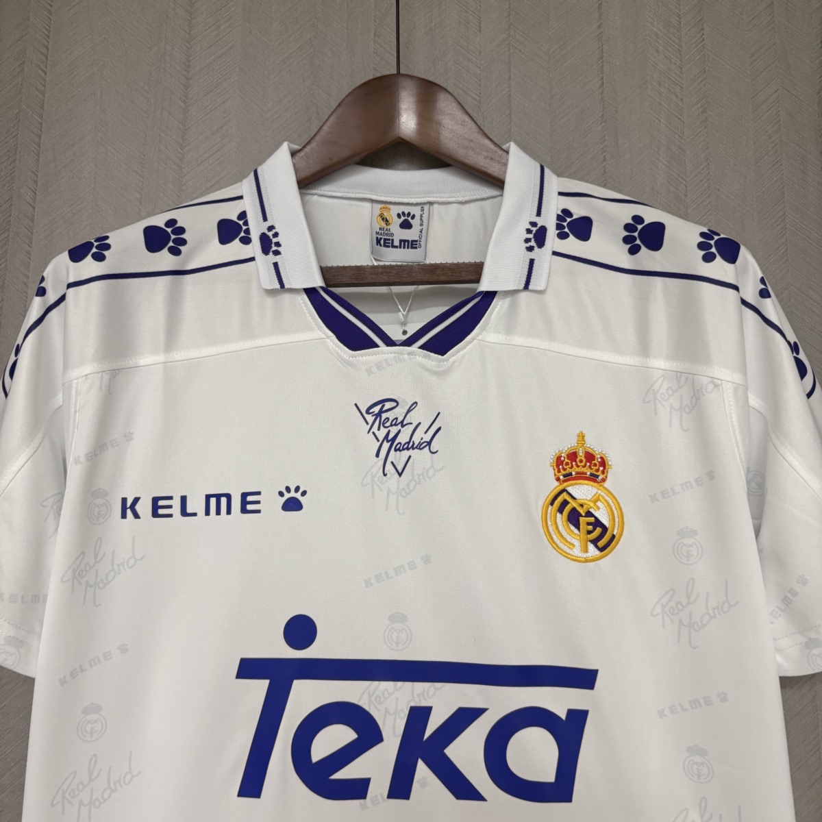 Retro Real Madrid 1994/96 Home jersey Fan Version