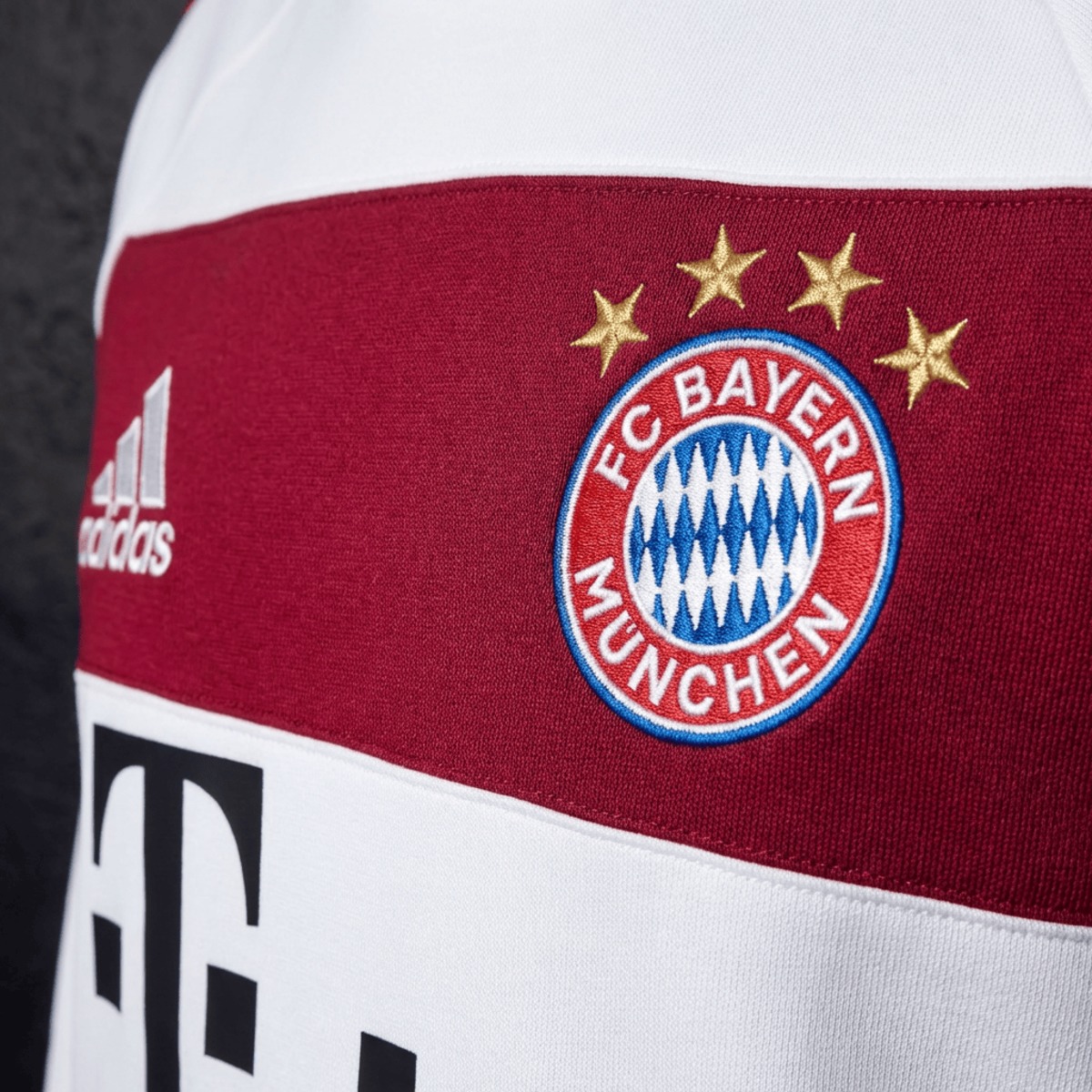 2025/26 Bayern Munich Long Sleeve White Sweatshirt