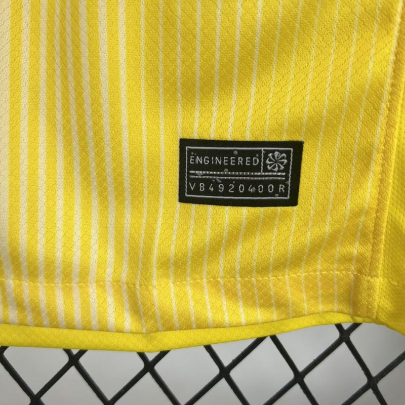 2025/26 Corinthians Yellow goalkeeper jersey Fan version