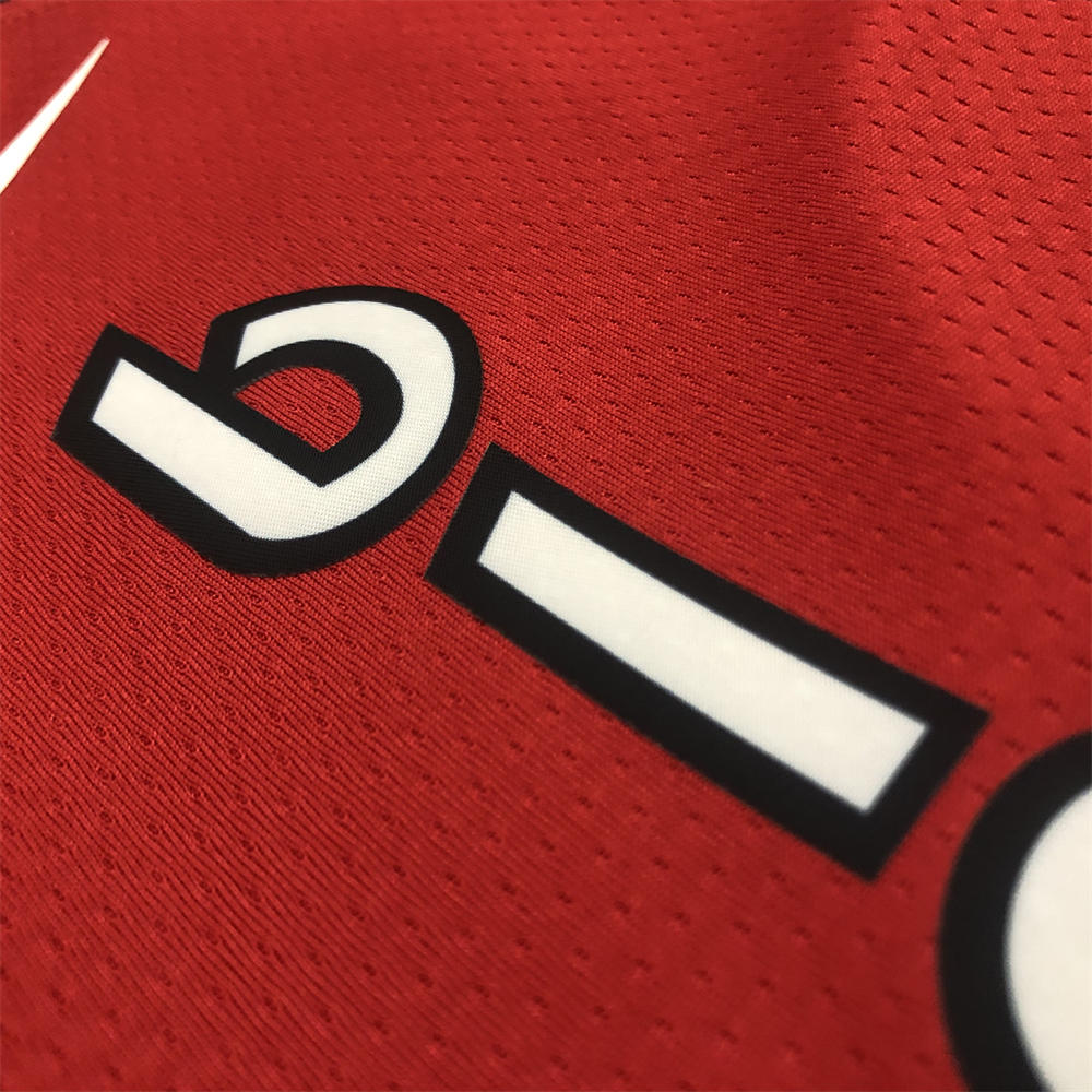 NBA Portland Trail Blazers Round Neck White Jersey LILLARD#0 S-XXL