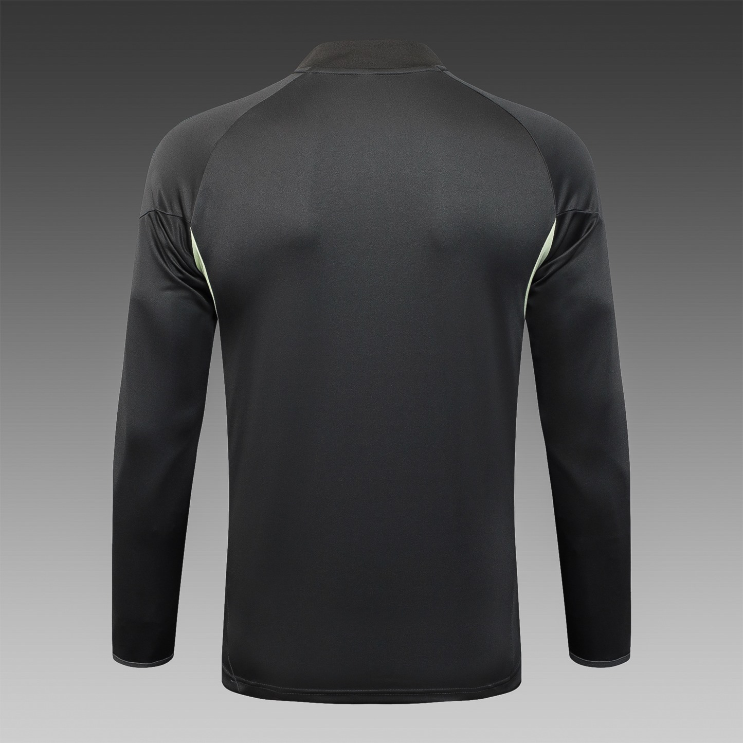 202526 Real Madrid grayish green Long-sleeved half-pull training kit Football team kit