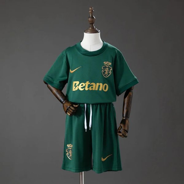 2026/27 Sporting Lisbon 120th Anniversary Green Kids Kits