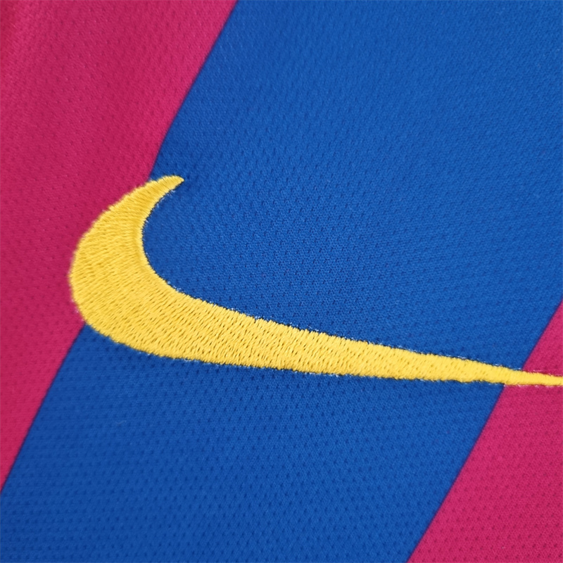 Retro Barcelona 05/06 long sleeve home jersey Fan Version