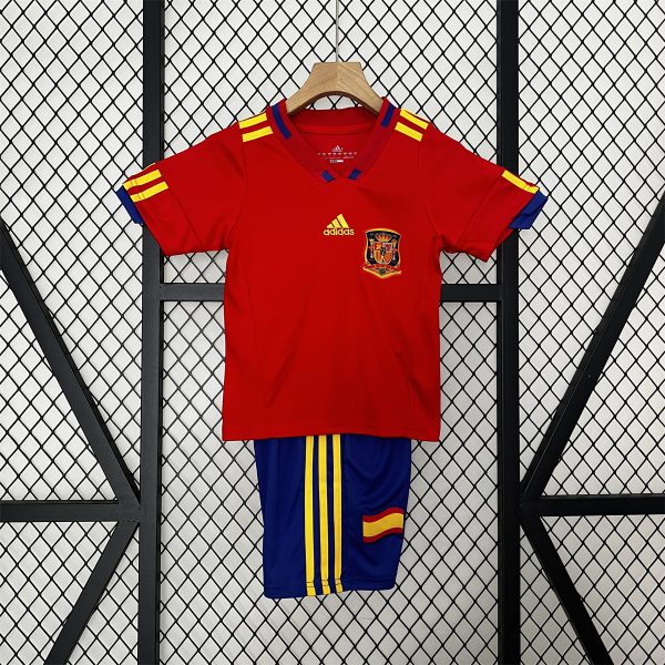 Retro Spain 2010 kids Home jersey Kid Kits Size 16-28