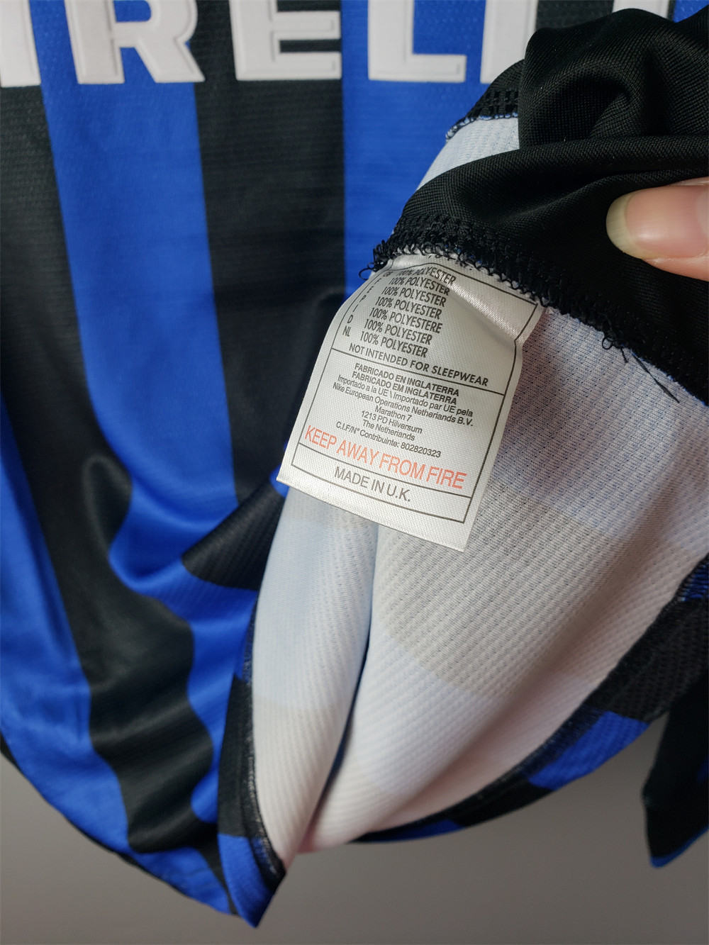 Retro Inter Milan 1998 Home Jersey Long Sleeve Fan Version