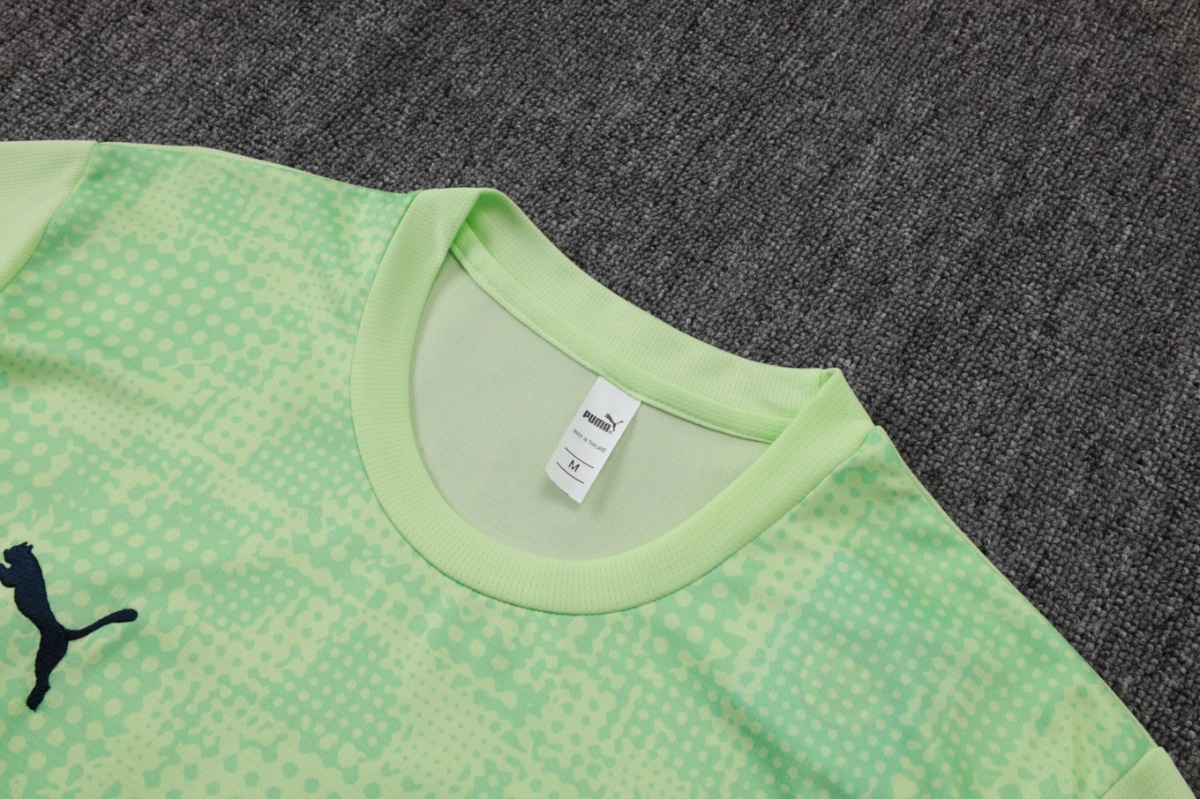 2026 Manchester City Light Green Training Set Shirt andShorts