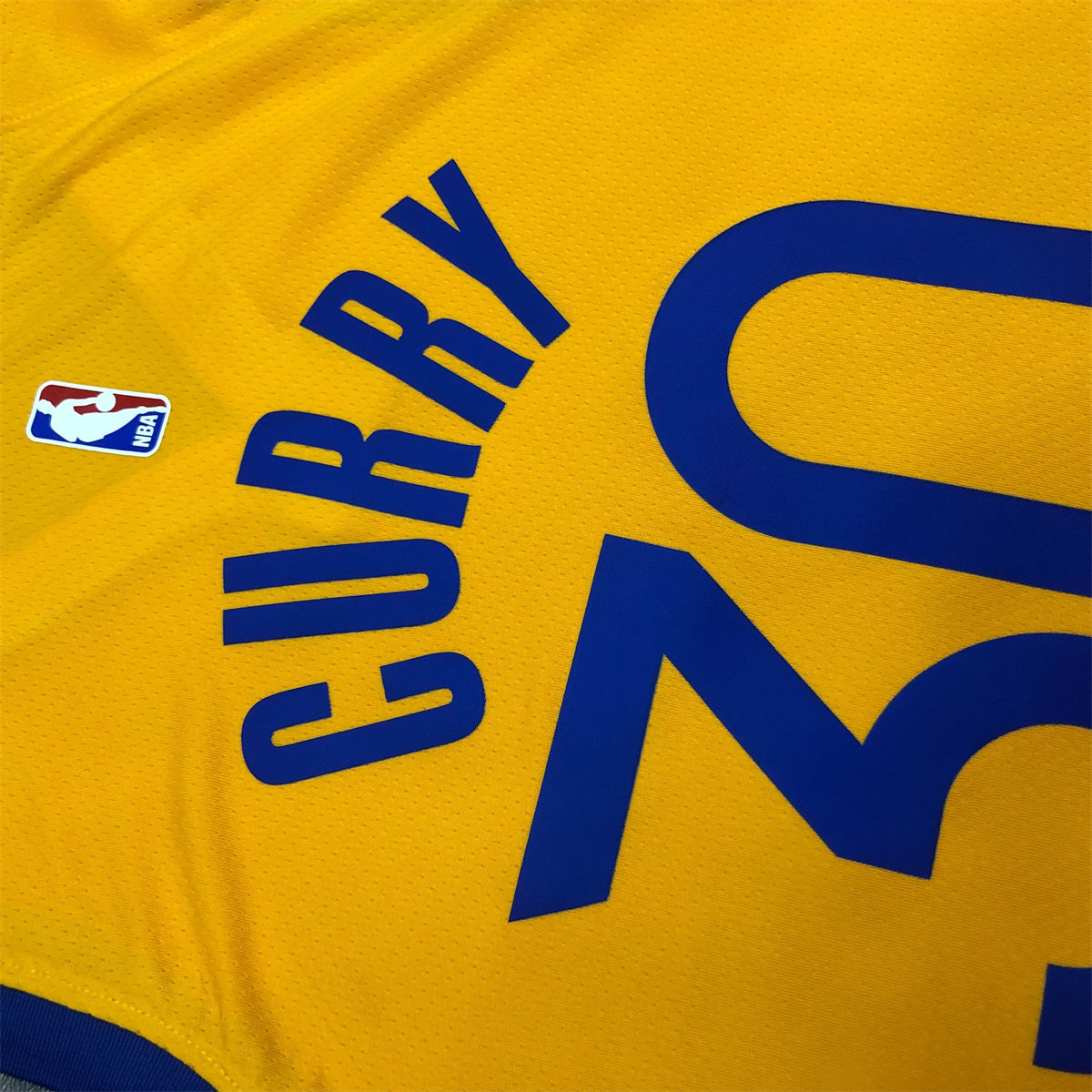 NBA Golden State Warriors V neck Yellow Jersey CURRY#30 S-XXL