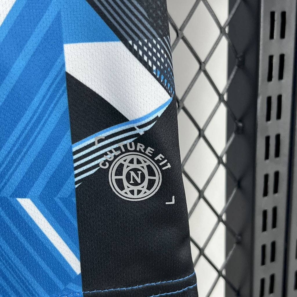 2024/25 Napoli Coca-Cola Joint edition jersey Kid Kits Size 16-28