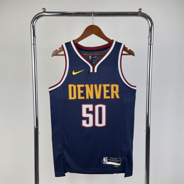 NBA Denver Nuggets Round Neck Dark Blue jersey PORTER#1 S-XXL