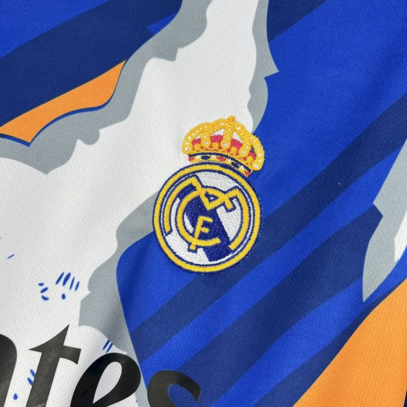 2025/26 Real Madrid Special Edition Blue and White jersey Fan version