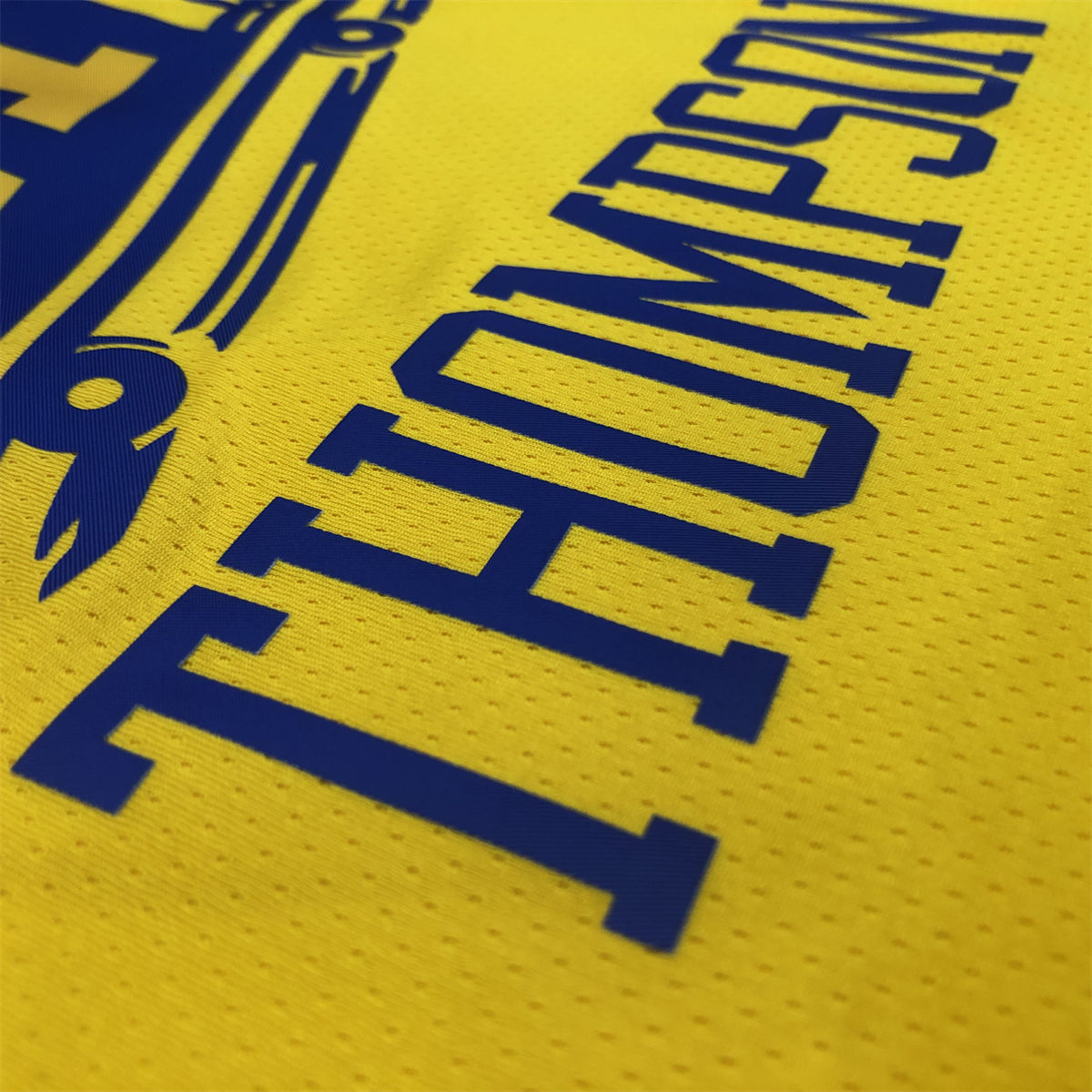 NBA Golden State Warriors Round neck Yellow Jersey THOMPSON#11 S-XXL