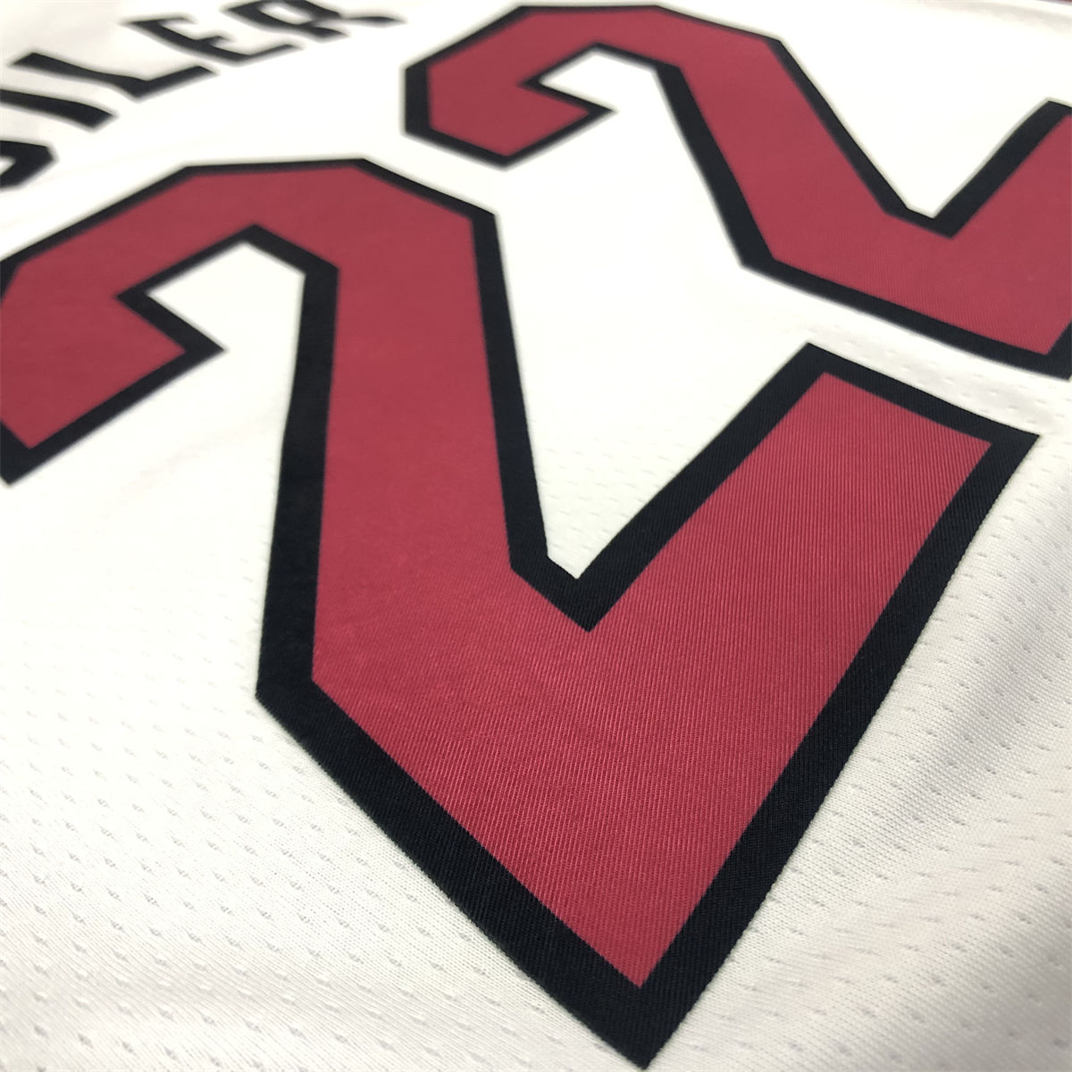 NBA Miami Hearts V-Neck White Jersey BUTLER#22 S-XXL