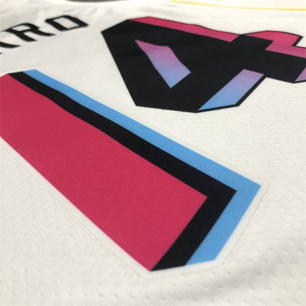 NBA Miami Hearts Round Neck City Edition White Jersey HERRO#14 S-XXL