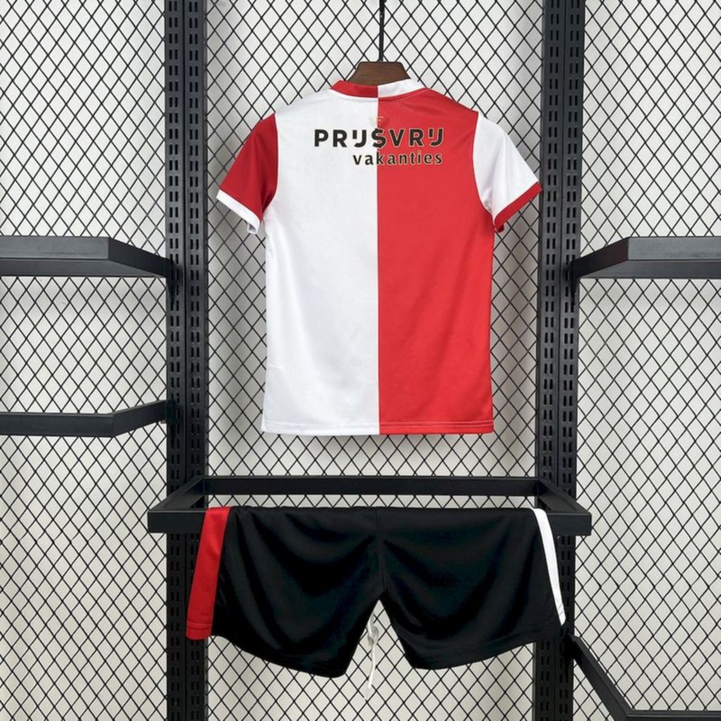 2025/26 Feyenoord Rotterdam Home jersey kids Kits size: 16-28