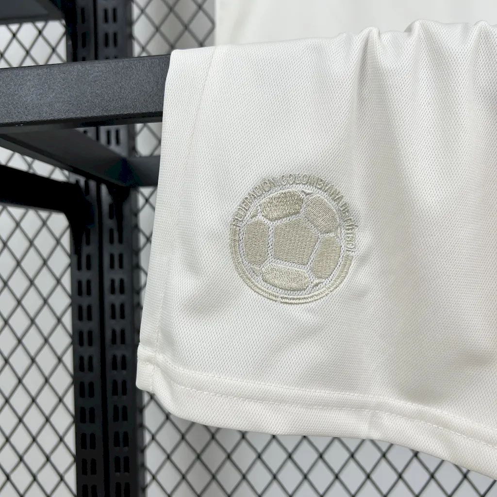 2024/25 Colombia 100th Anniversary White jersey Kid Kits Size 16-28
