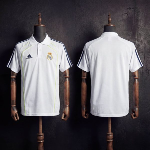 2025/26 Real Madrid Training White Polo Fan version
