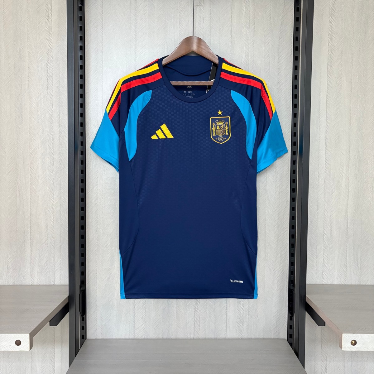 2026 Spain Training Royal Blue Jersey Fan Version