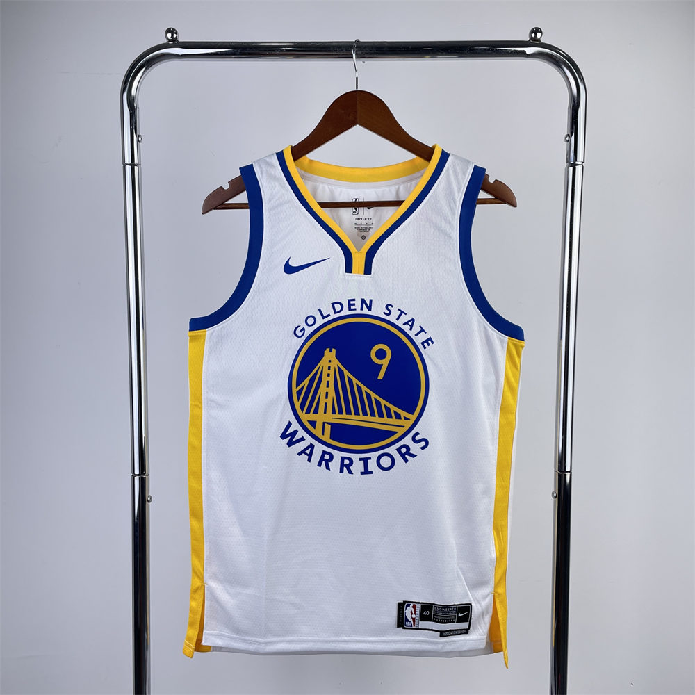NBA Golden State Warriors 2023 V-Neck White Jersey IGUODALA#9 S-XXL