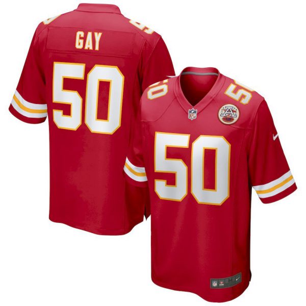 NFL Kansas City Chiefs Jeysey GAY #50