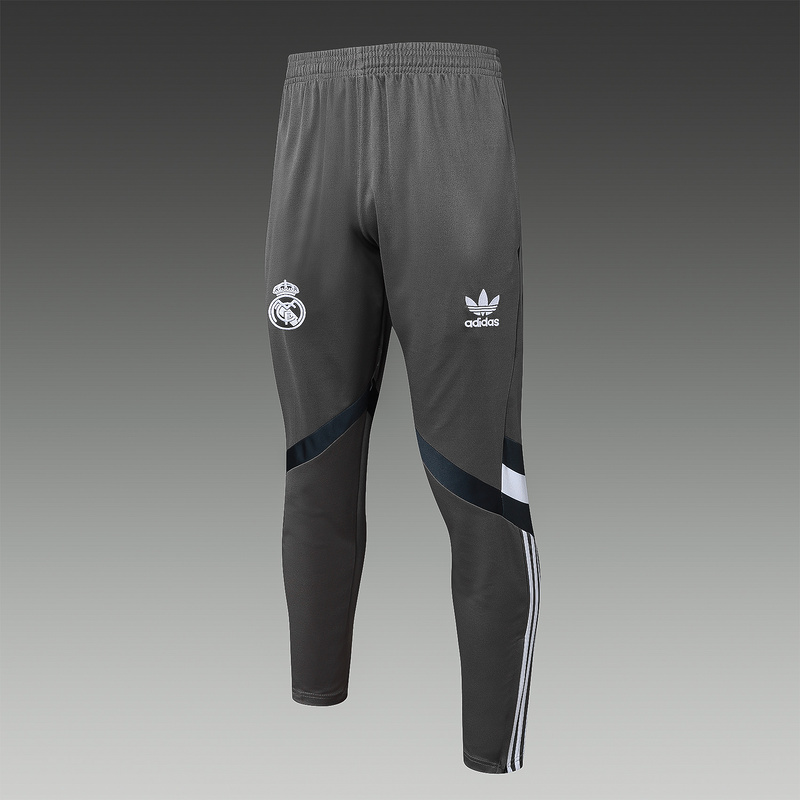 24/25 Real Madrid Grey Long-sleeved half-pull training kit Football team kit