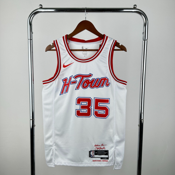 NBA Houston Rockets 2024 Round Neck Balck Jersey DURANT#35 S-XXL