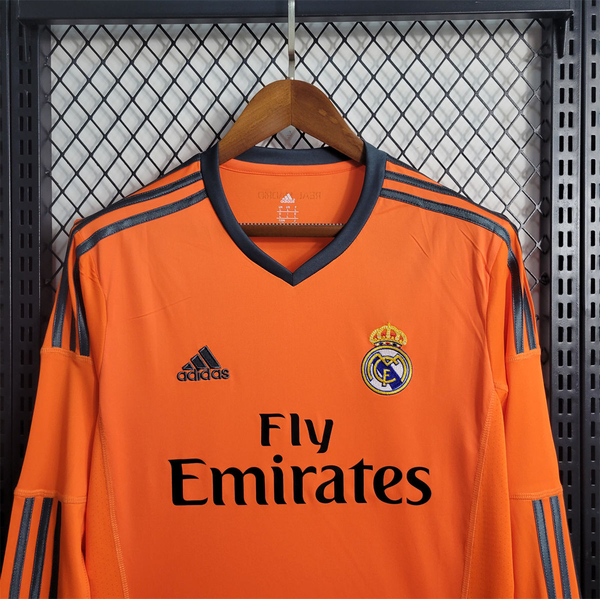 Retro Real Madrid 13/14  2 away long-sleeved jersey Fan Version
