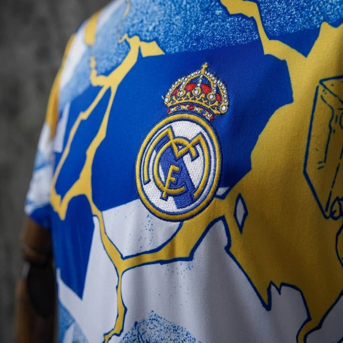 2025/26 Real Madrid Marvel Comics Blue Jersey Fan version