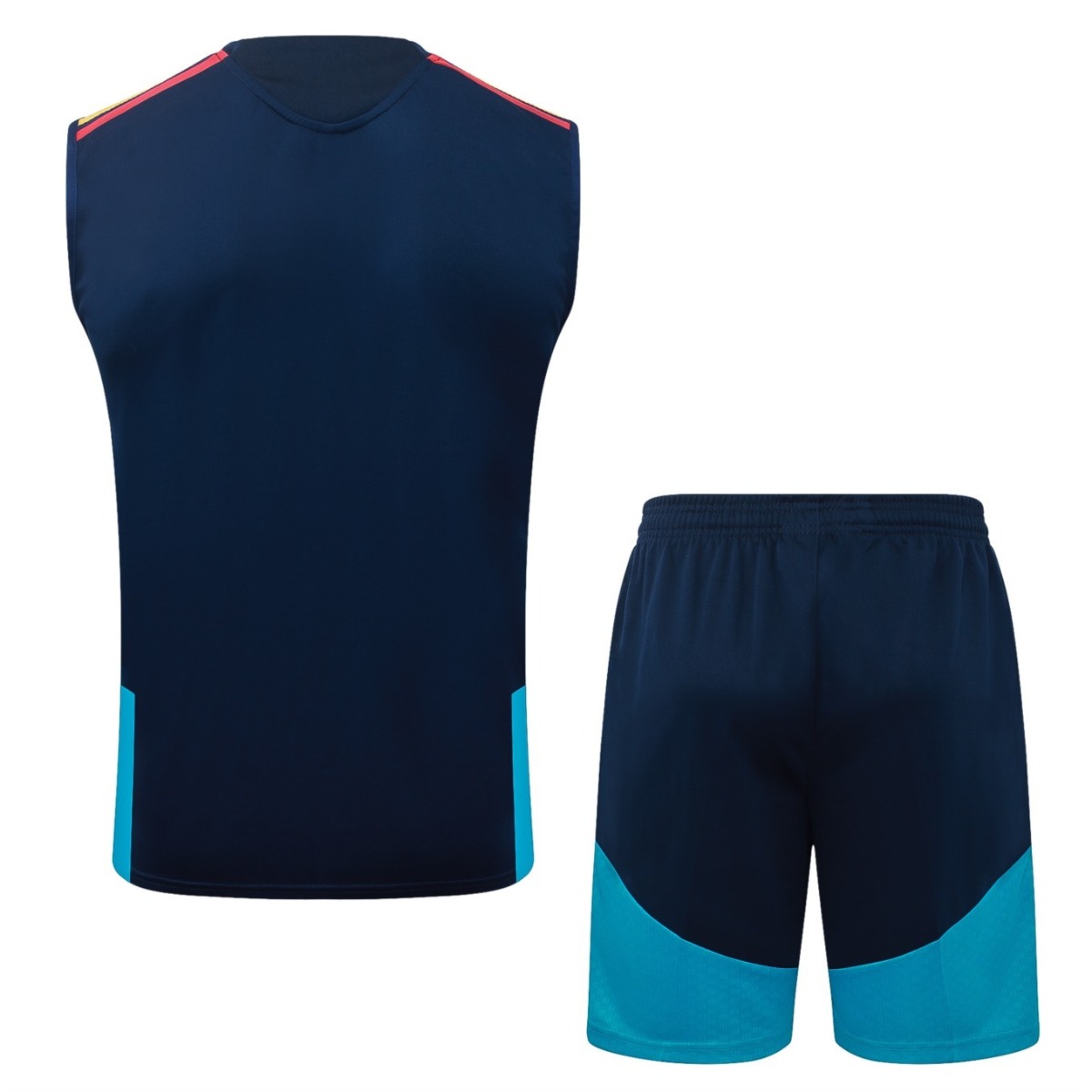 2026 Spain Royal blue Training Set Shirt and Shorts