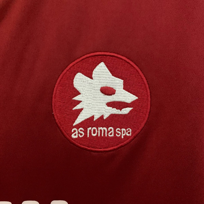 Retro 89/90 Roma Home jersey Fan Version