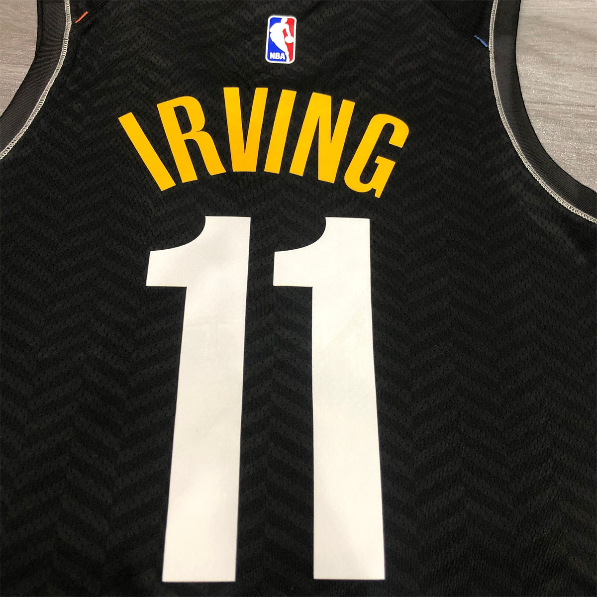 NBA Brooklyn Nets V neck Black Jersey Irving#11S-XXL