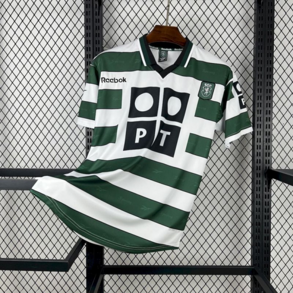 Retro Sporting Lisbon 2000/01 Home jersey Fan Version