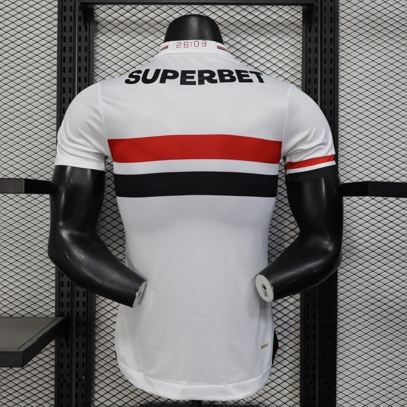 2025/26 Sao Paulo Home Jersey Player Version