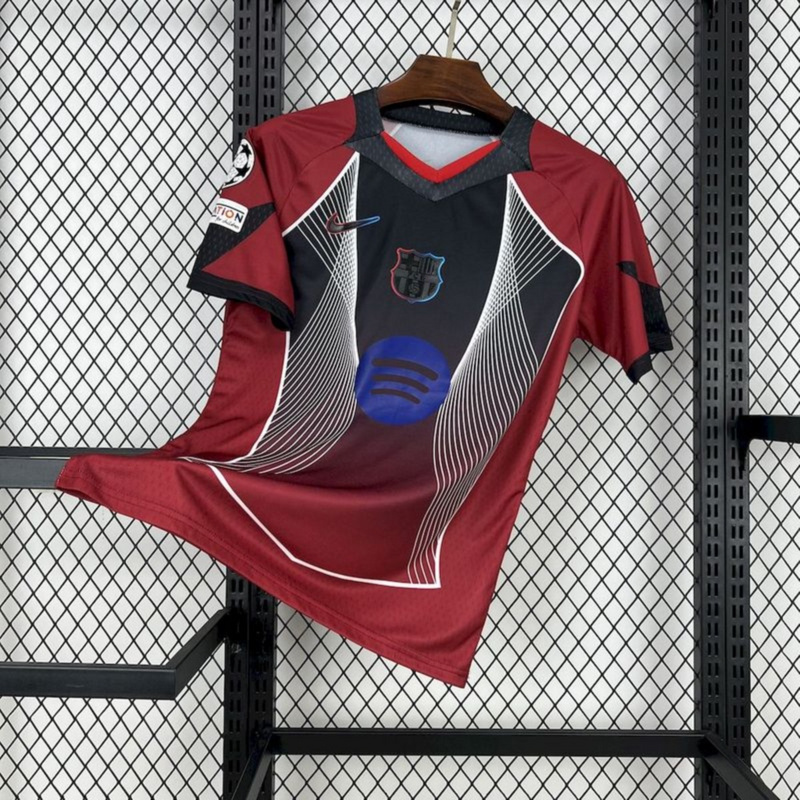 2025/26 Barcelona black red special edition Jersey Fan Version