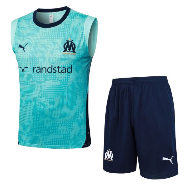 2026 Marseilles Light green Training Set Shirt and Shorts